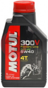 Моторное масло MOTUL 300V 4T Factory Line Road Racing 5W-40 синтетическое 1 л Моторное масло MOTUL 300V 4T Factory Line Road Racing 5W-40 синтетическое 1 л
