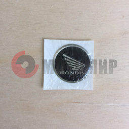 Наклейка гелевая,черный Honda,20 мм Наклейка гелевая,черный Honda,20 мм