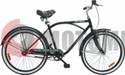 Велосипед Wind AVENUE man 26"1-spd, черный CS26-01/302M Велосипед Wind AVENUE man 26"1-spd, черный CS26-01/302M
