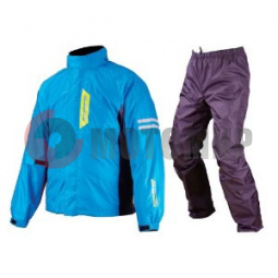 Дождевик мото Komine RK-539 (куртка+брюки) голуб./черн.,XL Дождевик мото Komine RK-539 (куртка+брюки) голуб./черн.,XL