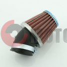 Фильтр воздушный (нулевик) ?42mm, 45* Конус 72мм. Фильтр воздушный (нулевик) ?42mm, 45* Конус 72мм.