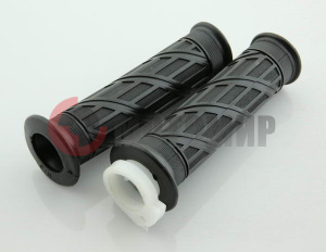 Ручки руля универсальные MGP17 черные витой рисунок Ручки руля универсальные MGP17 черные витой рисунок