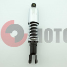 Амортизатор задний (L-355mm, D1-20.5mm, d1-12mm, M10, Ухо-29mm) Урал, Днепр хром Амортизатор задний (L-355mm, D1-20.5mm, d1-12mm, M10, Ухо-29mm) Урал, Днепр хром