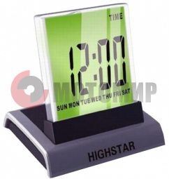 Часы настольн.с подсветкой квадр. Часы настольн.с подсветкой квадр.