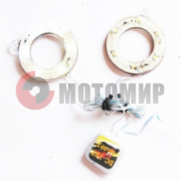 Панно светодиод.Кольцо (6светод)белый 40мм.(2шт) Панно светодиод.Кольцо (6светод)белый 40мм.(2шт)