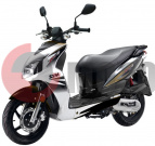 Скутер SYM Jet4 R Naked 50 черный/белый Скутер SYM Jet4 R Naked 50 черный/белый