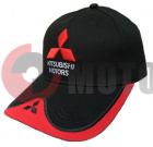Бейсболка "MITSUBISHI"черная,100% хлопок Бейсболка "MITSUBISHI"черная,100% хлопок