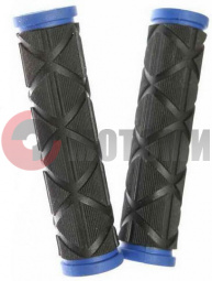 Ручки Вело руля VLG-172D (черн/син) Ручки Вело руля VLG-172D (черн/син)