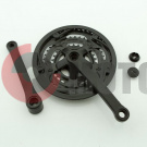 Шатун Вело 3зв.48*38*28зуб,/170мм.черн.пл.кв. Шатун Вело 3зв.48*38*28зуб,/170мм.черн.пл.кв.