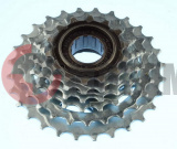 Звездочка (трещет)6-ти ск.Sun Race (MFM2А)14-28T сер/ч.покр. Звездочка (трещет)6-ти ск.Sun Race (MFM2А)14-28T сер/ч.покр.