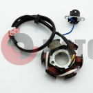 Статор генератора 4Т GY6 50 (6кат.5+1) (2кон+2пр) 139QMB CYCLER Статор генератора 4Т GY6 50 (6кат.5+1) (2кон+2пр) 139QMB CYCLER