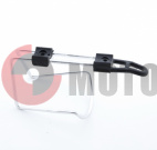 Флягодержатель JK-5287.алл+пластик.с болт.серебр. Флягодержатель JK-5287.алл+пластик.с болт.серебр.