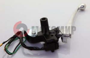 Рычаг тормоза левый в сборе 150сс QT-10 Рычаг тормоза левый в сборе 150сс QT-10