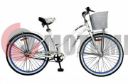 Велосипед Wind AVENUE lady 26"1-spd, белый CS26-01/302L Велосипед Wind AVENUE lady 26"1-spd, белый CS26-01/302L