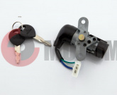 Замок зажигания (голый) Honda DIO Live AF34/35 (с косым креплением, 3 провода) EURORUN Замок зажигания (голый) Honda DIO Live AF34/35 (с косым креплением, 3 провода) EURORUN